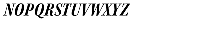 Kepler Bold Condensed Italic Subhead Font UPPERCASE