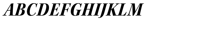 Kepler Bold Semi Condensed Italic Subhead Font UPPERCASE
