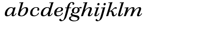 Kepler Extended Italic Font LOWERCASE