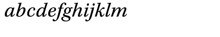 Kepler Italic Caption Font LOWERCASE