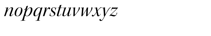 Kepler Italic Disp Font LOWERCASE