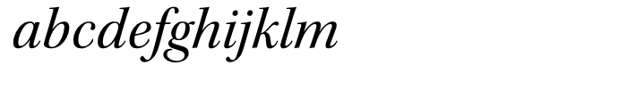 Kepler Italic Subhead Font LOWERCASE