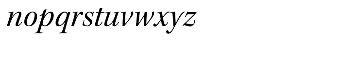 Kepler Italic Subhead Font LOWERCASE