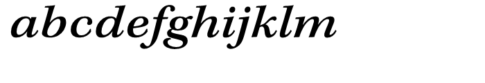 Kepler Medium Extended Italic Caption Font LOWERCASE