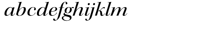 Kepler Medium Extended Italic Disp Font LOWERCASE