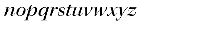 Kepler Medium Extended Italic Disp Font LOWERCASE