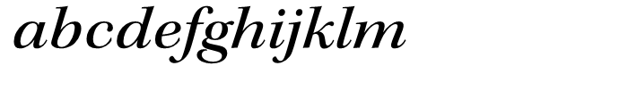 Kepler Medium Extended Italic Subhead Font LOWERCASE