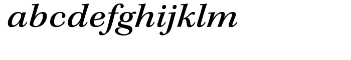 Kepler Medium Extended Italic Font LOWERCASE