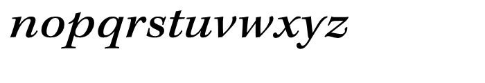 Kepler Medium Extended Italic Font LOWERCASE