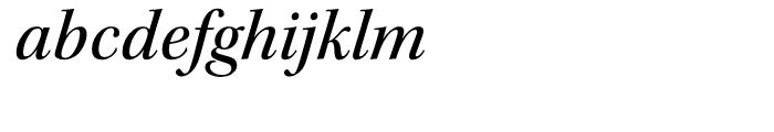 Kepler Medium Italic Subhead Font LOWERCASE