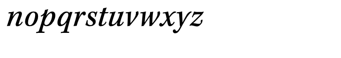 Kepler Medium Semi Condensed Italic Caption Font LOWERCASE