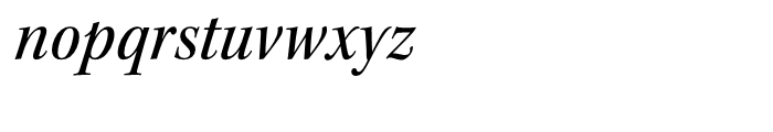 Kepler Medium Semi Condensed Italic Subhead Font LOWERCASE