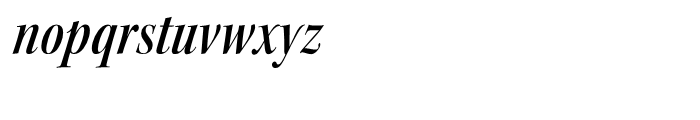 Kepler SemiBold Condensed Italic Disp Font LOWERCASE