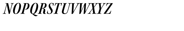 Kepler SemiBold Condensed Italic Subhead Font UPPERCASE