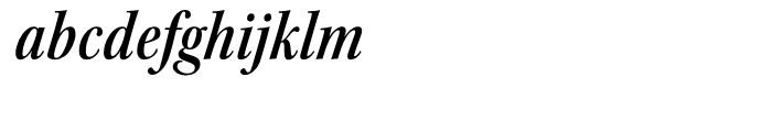 Kepler SemiBold Condensed Italic Subhead Font LOWERCASE