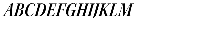 Kepler SemiBold Semi Condensed Italic Disp Font UPPERCASE