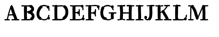 Kerndog Regular Font UPPERCASE