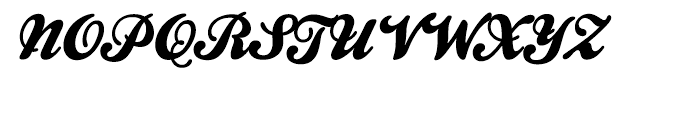 Kestrel Script Italic Font UPPERCASE