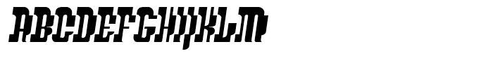 Kettapila Black Oblique Font UPPERCASE