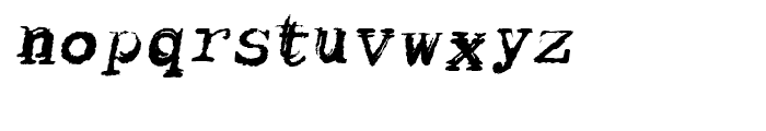Keystoned Bold Oblique Font LOWERCASE