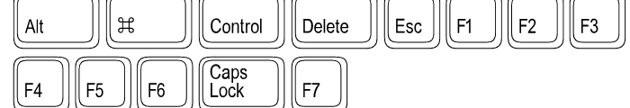 Keystrokes Regular Font LOWERCASE