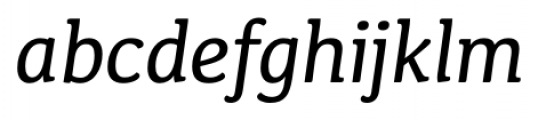 Kefa II Pro Italic Font LOWERCASE