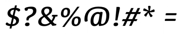 Kefa II Pro Medium Italic Font OTHER CHARS