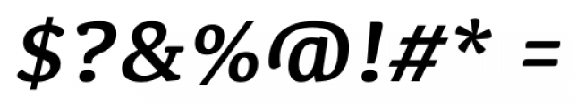 Kefa II Pro SemiBold Italic Font OTHER CHARS