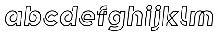 Kelso Bold Oblique Font LOWERCASE