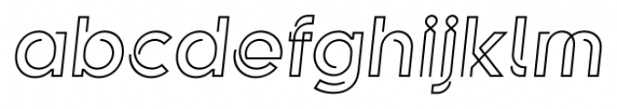 Kelso Medium Oblique Font LOWERCASE