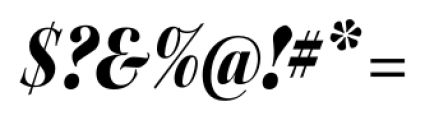 Kepler Std Condensed Display Black Italic Font OTHER CHARS