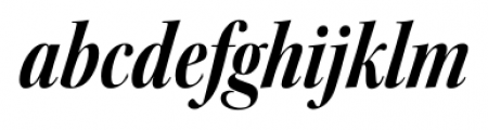 Kepler Std Condensed Display Bold Italic Font LOWERCASE