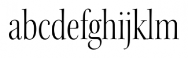 Kepler Std Condensed Display Light Font LOWERCASE