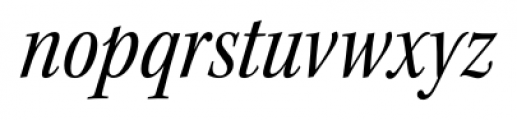 Kepler® Std Condensed Subhead Italic Font LOWERCASE