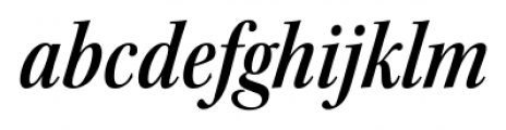 Kepler Std Condensed Subhead Semi Bold Italic Font LOWERCASE