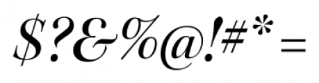 Kepler Std Display Medium Italic Font OTHER CHARS