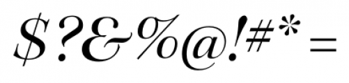 Kepler Std Extended Display Italic Font OTHER CHARS