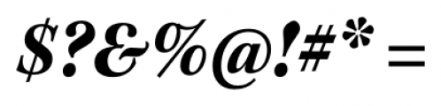 Kepler Std SemiCondensed Bold Italic Font OTHER CHARS