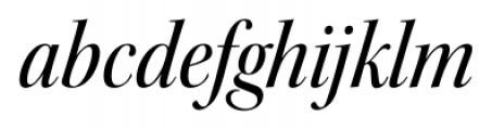 Kepler Std SemiCondensed Display Medium Italic Font LOWERCASE