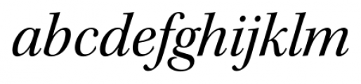 Kepler Std Subhead Italic Font LOWERCASE