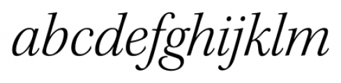 Kepler Std Subhead Light Italic Font LOWERCASE
