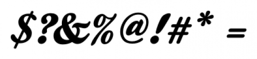 Kestrel Script Italic Font OTHER CHARS