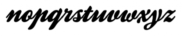 Kestrel Script Italic Font LOWERCASE