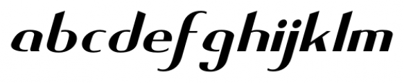 Keynsia Italic Font LOWERCASE