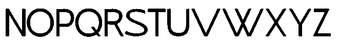 Keager Font UPPERCASE