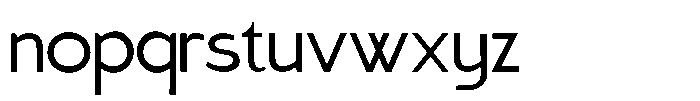 Keager Font LOWERCASE