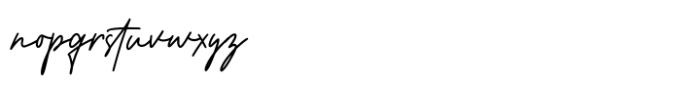 Keanister Font LOWERCASE