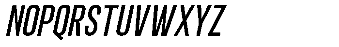 Kebal Italic Font UPPERCASE