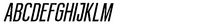 Kebal Light Italic Font UPPERCASE