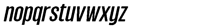 Kebal Medium Italic Font LOWERCASE